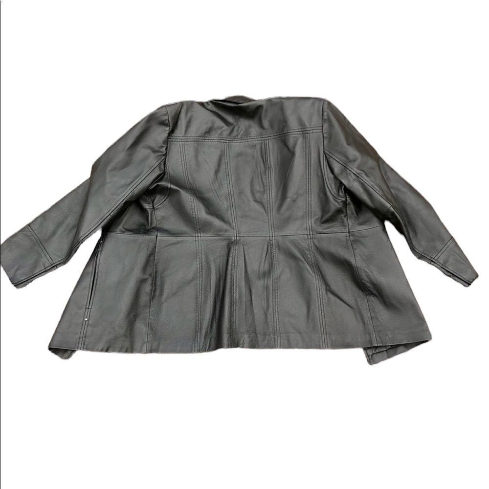 EAST 5TH 100% Leather Button Up Jacket Size X-Large - Picture 2 of 5